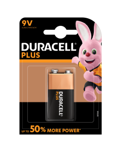 Duracell E / 9V / 6LR61 / 6LF22 pluss strømbatteri (1 stk)