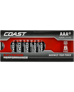 COAST AAA LR03 Ekstrem ytelse 10-pakke