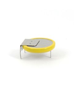 LIR2032 Oppladbart batteri med loddebånd (horisontalt)
