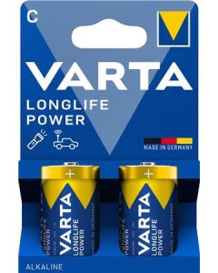 Varta Longlife Power C / LR14 batterier (2 stykker)