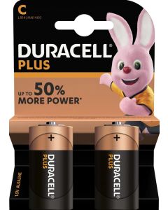 Duracell C / MN1400 / Baby Plus Power Batteries (2 PC)