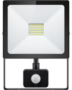 LED flomlys, 30 W, Slim Classic, med bevegelsessensor
