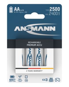 Anmann Max-E AA / R06 2500mAh (4 stykker) oppladbare batterier