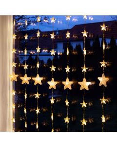 Goobay stjernegardin med 80 LED -lys