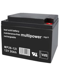 Multipower 12V - 26ah (sikkerhetskopi)