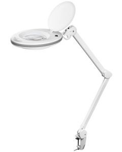 Goobay LED forstørrelseslampe med bordklemme, 650lm, 8w