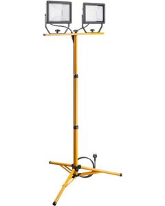 LED-kontlys med telekopisk tre-mat (2x 50W)