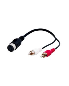 Din / RCA -adapterkabel 0,2m