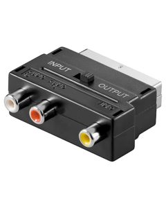 SCART / RCA-adapter SCART HE (21-PIN)