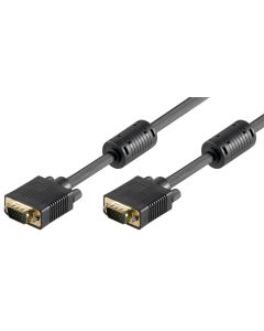 Full HD SVGA Monitor -kabel, svart, 2m,