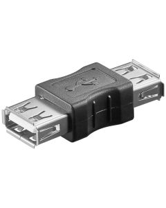 USB 2.0 Hi-Speed ​​Adapter, USB 2.0 hunn (type A), svart,
