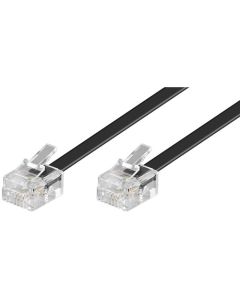 Telefonutvidelseskabel 2x RJ11/RJ14 Han (6P4C) 6M