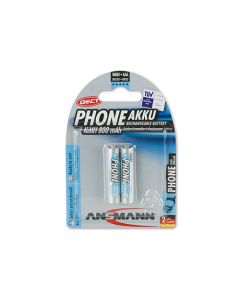 Anmann DECT Max-E oppladbar AAA HR03 800mAh (2 stk)