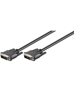 DVI-D FULLHD CABEL Single Link, Black, 2M,