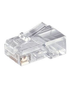 RJ45 8P8C -kontakt for runde kabel 1 stk.
