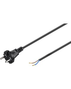 Universelle linjer for støvsuger, 7,5 m, svart