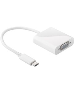 USB-C-adapter, hvit,