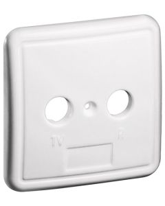 2 hulldeksel for antenneveggs stikkontakter