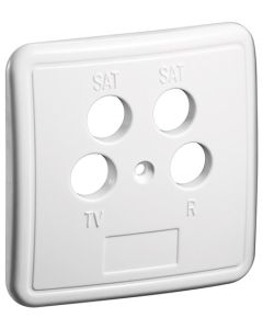 4 hulldeksel for antenneveggsokkler