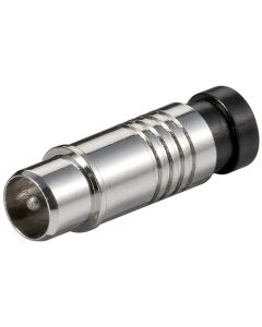 Coax kompresjonskontakt for 7mm kabel - 1 stk.