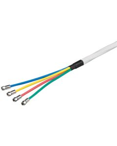 80 dB Quattro Koax, antennekabelsett, 2x skjermet, CCS, 10M