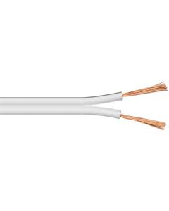Høyttalerkabel hvit CCA 50m - 2 x 1,5 mm²