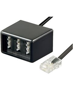 Tae adapter rj45 he (8p4c) til 3 tae n/f/n hun