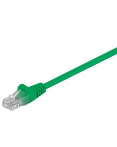 CAT 5E PATCH CABLE, U/UTP, grønn, 20m
