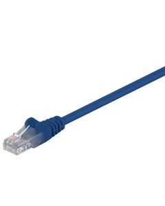 Cat 5e Patch Cable, U/UTP, blå, 5m