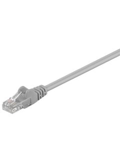 CAT 5E PATCH CABLE, U/UTP, grå, 7,5m