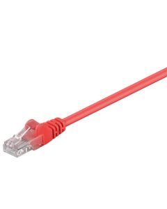Cat 5e Patch Cable, U/UTP, rød, 7,5m