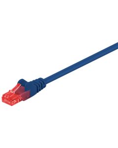 Cat 6 Patch Cable, U/UTP, Blue, 1M