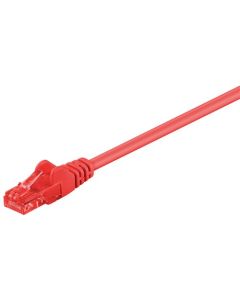 Cat 6 Patch Cable, U/UTP, rød, 15m