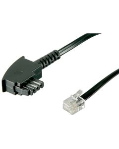 TAE-F-kabel til RJ11/RJ14 HE (6P4C) 6M
