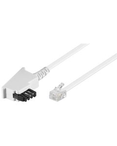 TAE-F-kabel til RJ11/RJ14 Han (6P4C) 15M