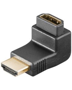 HDMI ™ vinklet adapter HDMI ™ Standard hanner (type A)