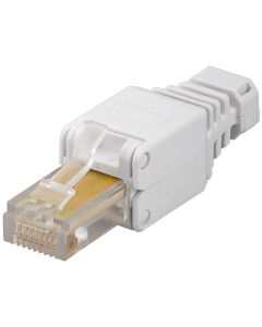 CAT 5E UTP Tooless RJ45 Plug, White