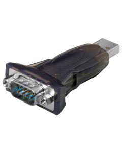 USB SERIEL RS232 Konverter mini, svart,