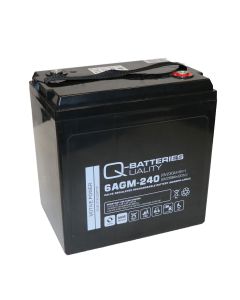 Q-Batteries 6agm240 Traction 6V 268AH AGM Battery