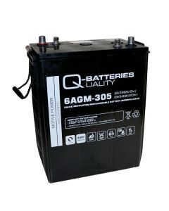 Q-Batteries 6agm305 trekkraft 6V 340AH AGM Battery