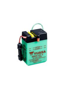 Yuasa 6N2A-2C-4 (uten syre) 6V batteri for motorsykkel