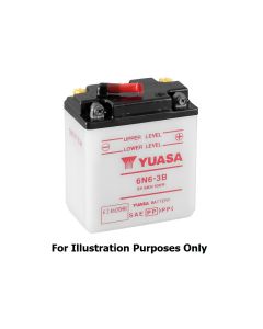Yuasa 6N2-2A-1 (uten syre) 6V batteri for motorsykkel