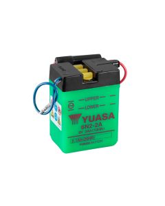 Yuasa 6N2-2A (uten syre) 6V batteri for motorsykkel