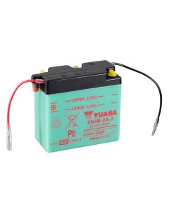 Yuasa 6N4B-2A-3 (uten syre) 6V batteri for motorsykkel