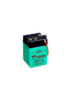 Yuasa 6N4C-1B (uten syre) 6V batteri for motorsykkel