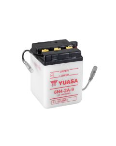 Yuasa 6N4-2A-9 (uten syre) 6V batteri for motorsykkel