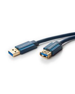 ClickTronic Casual USB 3.0 Extension- 1,8m-Extension Cable for Type-A USB-kontakter