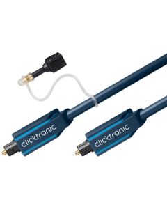 ClickTronic Casual Opto Cable Set - 1M - Inkludert 3,5 mm adapter