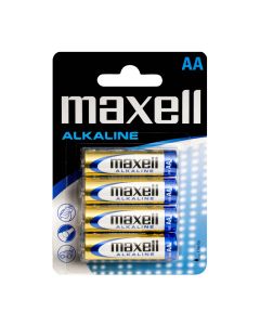 Maxell Long life Alkaline AA / LR6 batterier - 4 stk. 