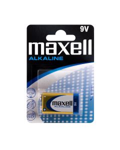 Maxell Long Life Alkaline 9V /6LR61 batteri - 1 stk.